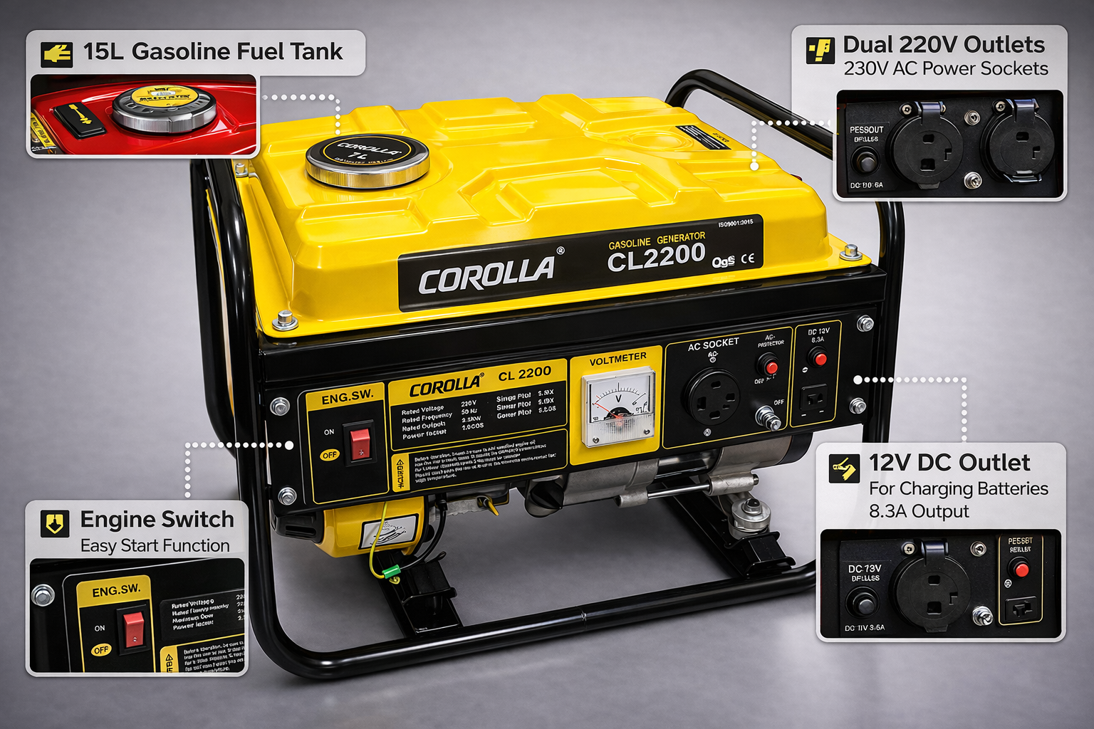 Henry West GX390 Engine